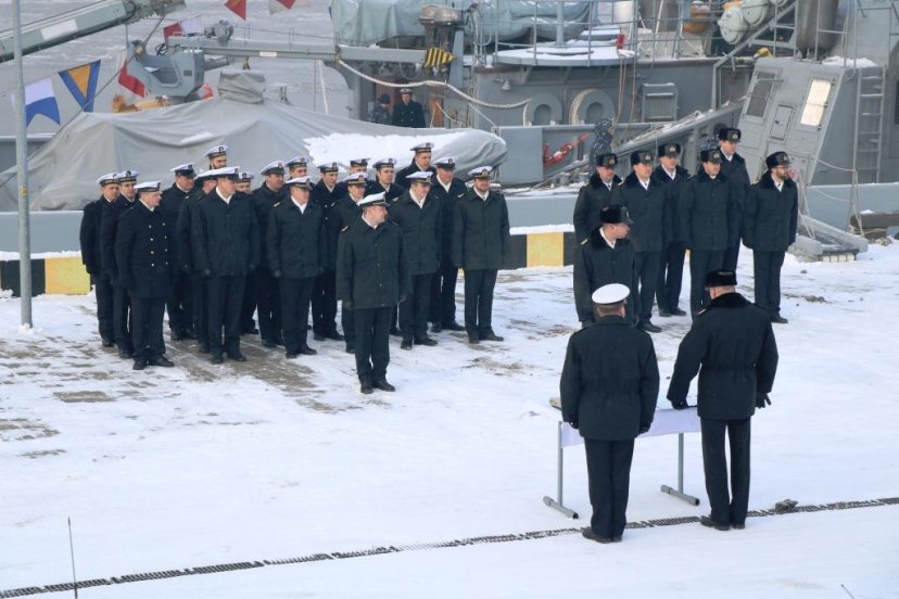 Karinių jūrų pajėgų laivui ,,Sūduvis“ (M52) pradėjo vadovauti naujas vadas