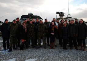 Members of Defence Committee of the Parliament of the Netherlands visited the NATO enhanced... - 2