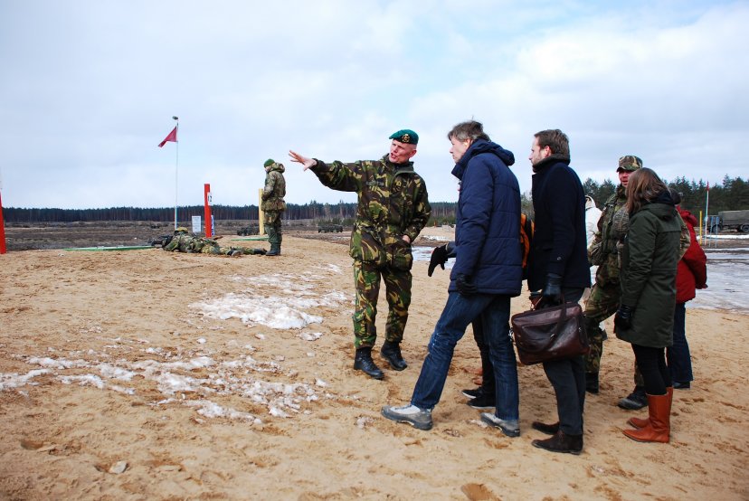 Members of Defence Committee of the Parliament of the Netherlands visited the NATO enhanced...