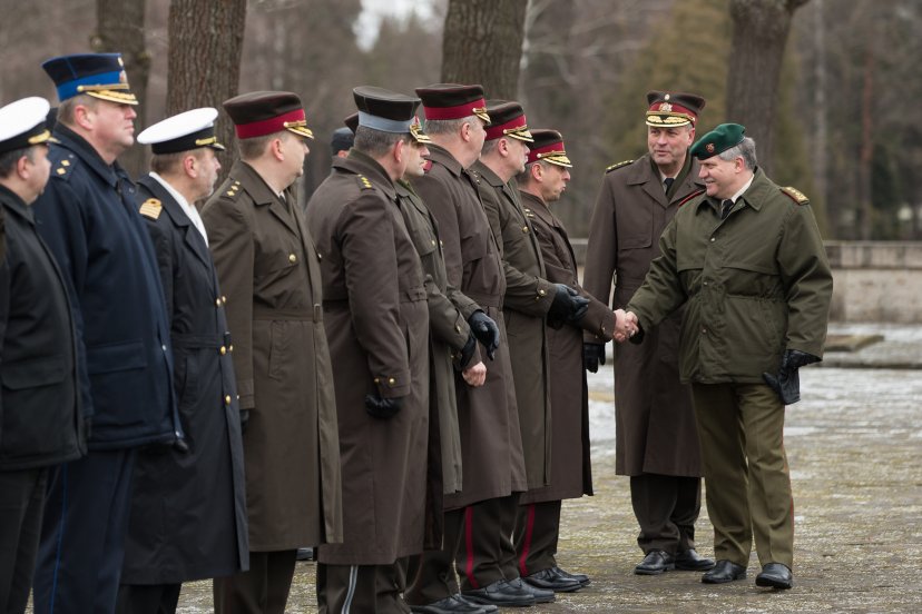 Lithuanian and Latvian Chiefs of Defence discussed opportunities for closer cooperation during a...