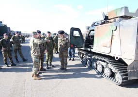 Lietuvoje dislokuotoje NATO priešakinių pajėgų kovinėje grupėje lankėsi Vyriausiasis sąjungininkų... - 3