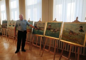 Karinių oro pajėgų štabe - Lietuvos tarpukario karo lakūnų paveikslų pristatymas - 5