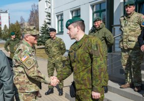Supreme Allied Commander Europe visited the NATO enhanced Forward Presence Battalion Battle Group... - 2
