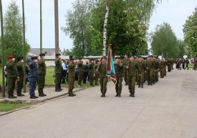 Oro gynybos batalione – NPPKT karių išleidimo į atsargą ceremonija  - 4