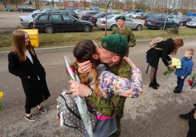 Beveik pusė Inžinerijos bataliono šauktinių liks tarnauti Lietuvos kariuomenėje  - 2