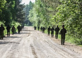 Dragūnų batalione  karinius  įgūdžius atnaujino  per 250   rezervo karių - 3