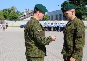 Lietuvos kariuomenės Juozo Vitkaus inžinerijos batalionas atsisveikino su 182 nuolatinės... - 1