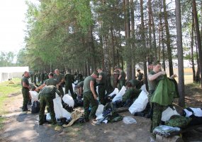 Parengtojo rezervo kariai atvyko į pratybų vietą gen. K. Veverskio poligone - 4