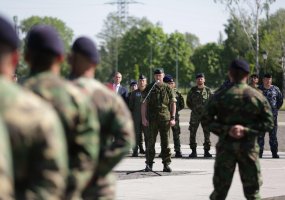 Soldiers of Portugal's rotational force welcomed in Klaipėda - 2