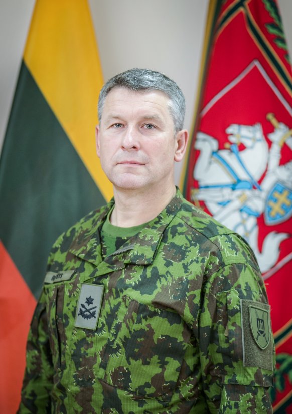 Commander of the Lithuanian Land Force meeting with Chief of Staff of the German Army 