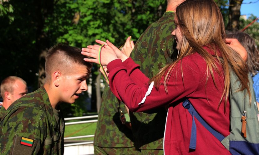 Radviliškyje paminėta Partizanų pagerbimo, kariuomenės ir visuomenės vienybės diena