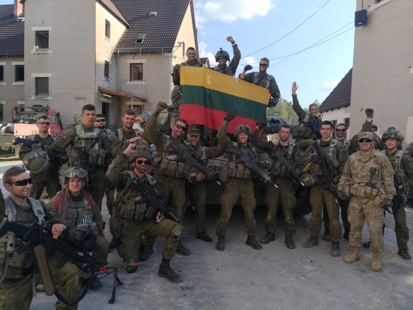 Puikiai įvertintas Inžinierių pasirodymas tarptautinėse pratybose „Combined Resolve 2018