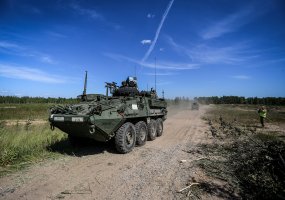 Pratybų taktinė pauzė - galimybė visuomenei pamatyti karinę techniką ir pabendrauti su kariais - 4