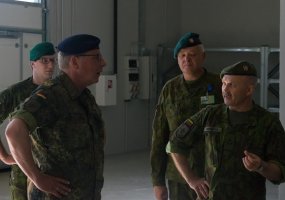 Lietuvos didžiojo kunigaikščio Gedimino štabo batalione lankėsi NATO RIS grupės vadas generolas... - 4