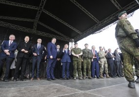 Fotogalerija: pratybų „Perkūno Griausmas“ ir „Kardo kirtis“ svečių ir žiniasklaidos diena - 3