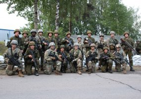 Pratybose „Budrus sakalas 2018“ prie Lietuvos karių prisijungė JAV kadetai - 5