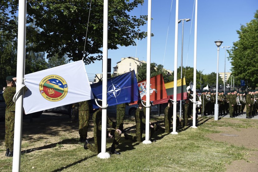 Pratybų vadovas gen. mjr. V. Vaikšnoras  „Tikiu, kad „Perkūno Griausmo“ pratybos įeis į...