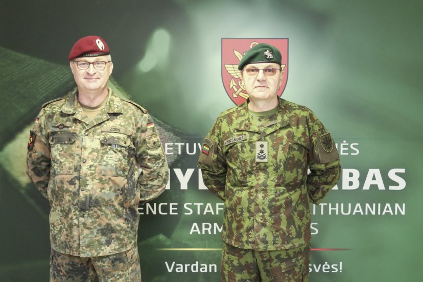 Chief of Defence of Germany on a visit in Lithuania