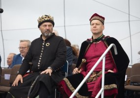 Lietuvos kariuomenės kariai ir karo istorijos klubai dalyvavo Žalgirio mūšio inscenizacijoje... - 5