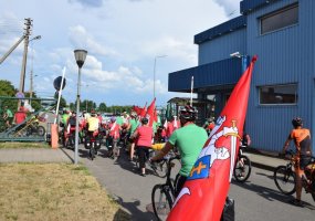 Valstybės atkūrimo šimtmečiui paminėti skirto dviračių žygio dalyviai lankėsi Karo laivų flotilėje - 4