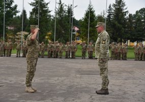 Kęstučio bataliono kariai su sąjungininkais apmoko Ukrainos karius - 2