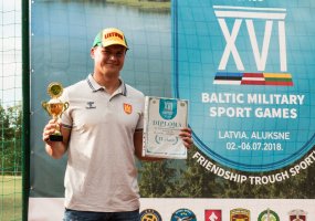 XVI-ose Baltijos kariškių sporto žaidynėse - sidabrinis Lietuvos komandų pasirodymas - 1