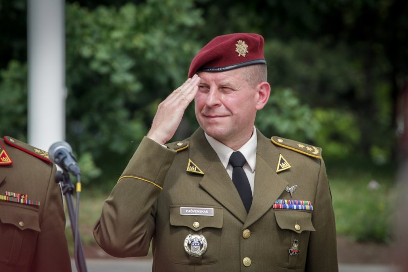 Savanorių pajėgoms vadovaus pulkininkas leitenantas Dainius Pašvenskas