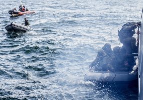 Lietuvos ir Portugalijos kariai kartu vykdė išsilaipinimo operaciją - 5