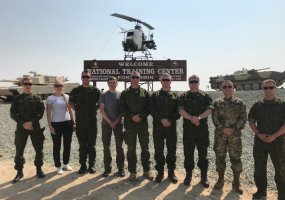 Jungtinėse Amerikos Valstijose besitreniruojančius Lietuvos karius aplankė Lietuvos kariuomenės... - 6