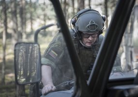 „Budraus Grifono“ pratybose savo įgūdžius tobulina Oro atakos valdymo grupės - 2