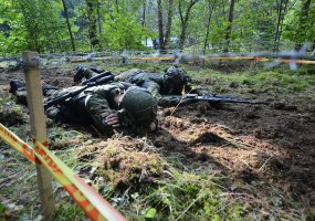 Lietuvos kariuomenės Sausumos pajėgų ir šešių užsienio valstybių pėstininkų skyriai susirungė dėl... - 5