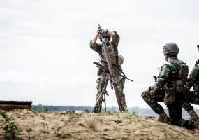 Išlydėti tarnybą Lietuvoje baigę ketvirtojo Portugalijos rotacinių pajėgų kontingento kariai - 1