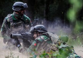 Išlydėti tarnybą Lietuvoje baigę ketvirtojo Portugalijos rotacinių pajėgų kontingento kariai - 2