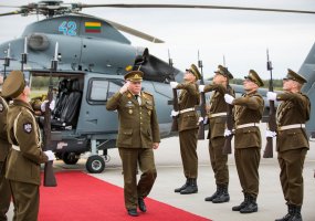 Lietuvos ir Estijos kariuomenių vadai Taline aptarė karinio bendradarbiavimo klausimus - 1