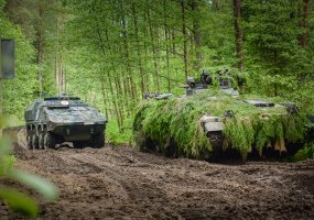 NATO priešakinių pajėgų batalione treniruočių tikslais pakeltas budrumo lygis - 2