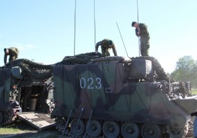 NATO priešakinių pajėgų batalione treniruočių tikslais pakeltas budrumo lygis - 4