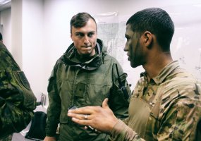 LDK Algirdo bataliono kariai kartu su sąjungininkais iš JAV treniruojasi vykdyti karines... - 5