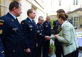 Ambassador of Sweden thanked Lithuanian Air Force helicopter crews for help during fires in Sweden - 3