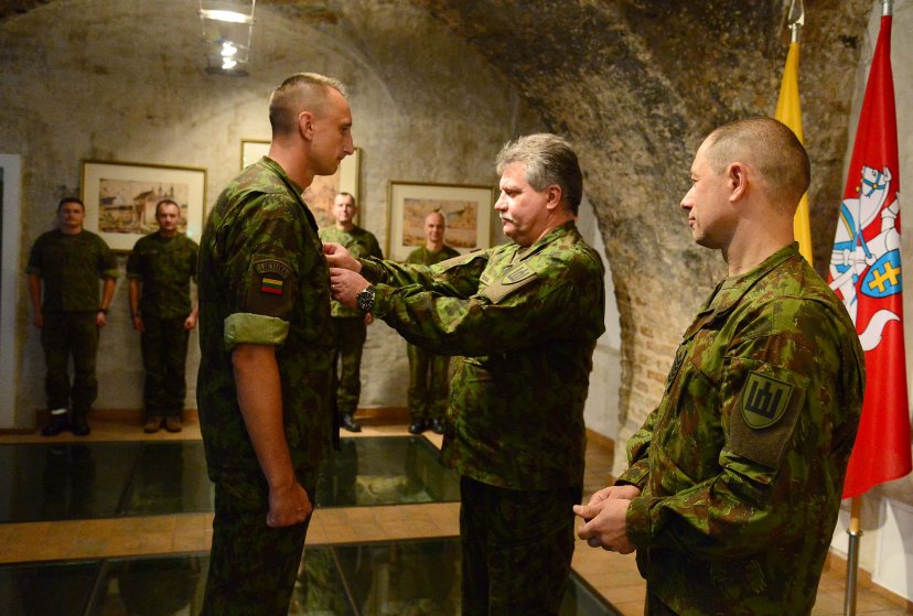 Vaidoto bataliono vyriausiajam puskarininkiui – seržanto majoro karinis laipsnis