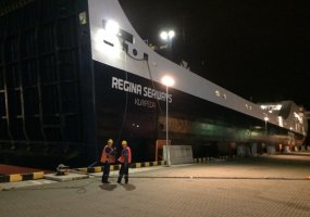Gelbėjimo operacija sėkmingai baigta: incidentą jūroje patyręs keltas ir jį atlydėję Lietuvos... - 1