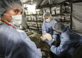 Baigėsi Karo medicinos tarnybos chirurginės lauko pratybos - 3