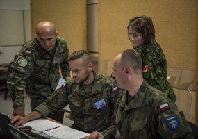 Aktyvi fazė pratybose „Klevo skliautas 2018 - 4