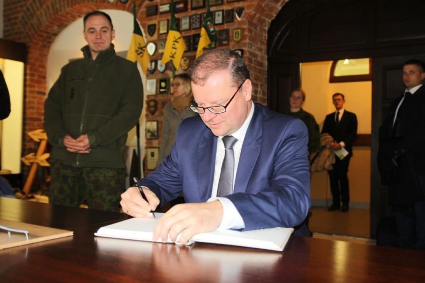 Vytenio batalione lankėsi Ministras pirmininkas