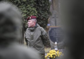 Kariai ir Utenos bendruomenė pagerbė Laisvės kovų dalyvį Antaną Kraujelį  - 5