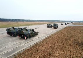 Gaižiūnų poligone - kariuomenės parado repeticija  - 4