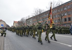 Klaipėdos įgula iškilmingai minėjo Lietuvos kariuomenės atkūrimo 100-ąsias metines - 2