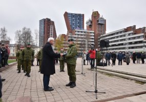 Klaipėdos įgula iškilmingai minėjo Lietuvos kariuomenės atkūrimo 100-ąsias metines - 5
