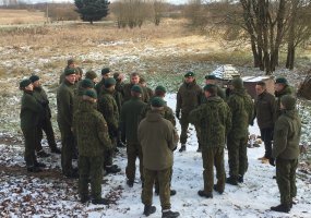 Ulonų bataliono karininkai analizavo Širvintų – Giedraičių kautynių taktinius veiksmus - 1