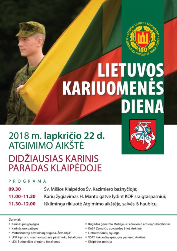 Klaipėdos įgula kviečia į renginius