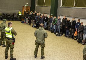 Į Margirio batalioną atvyko pirmieji šauktiniai - 1